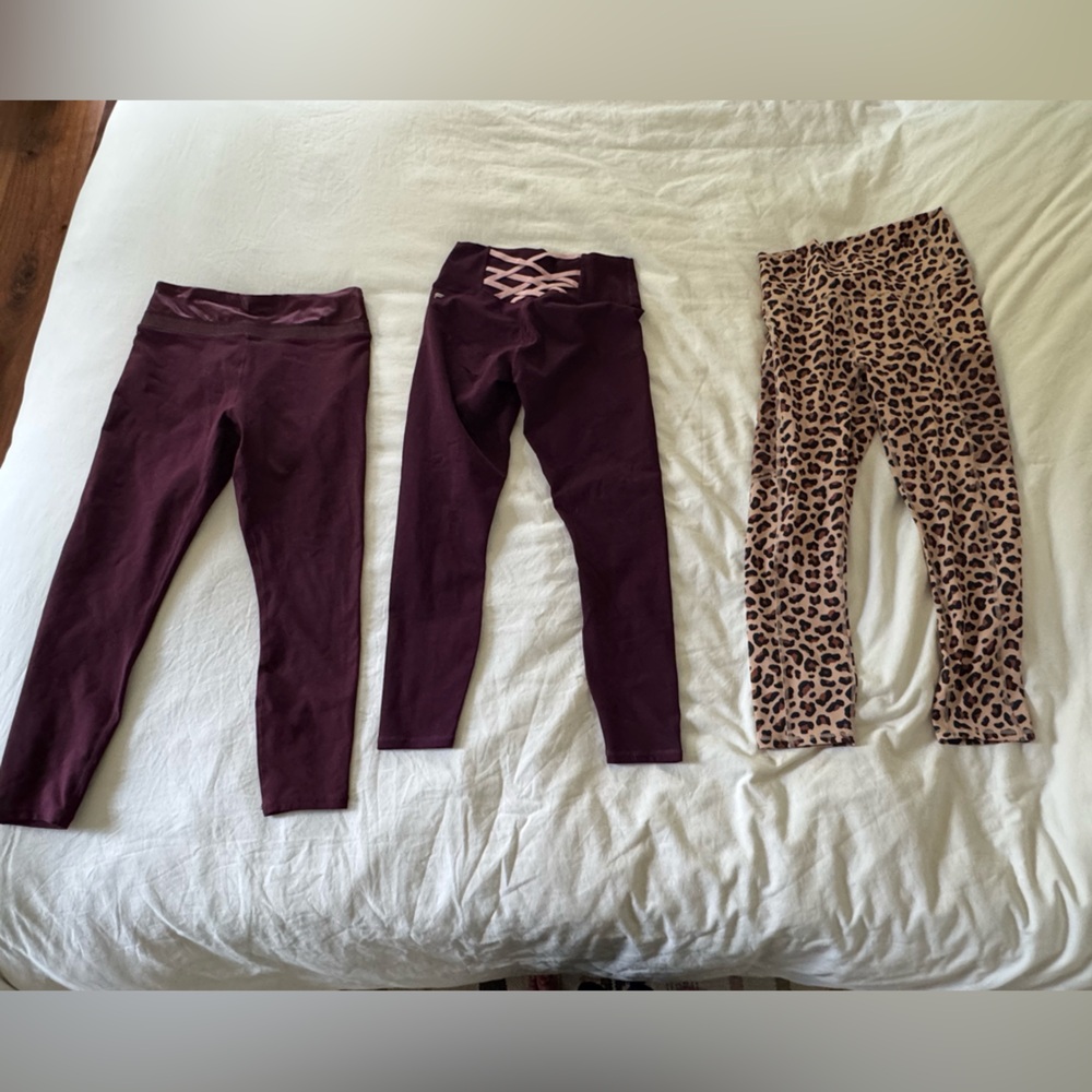 3 PAIRS Yoga Pants